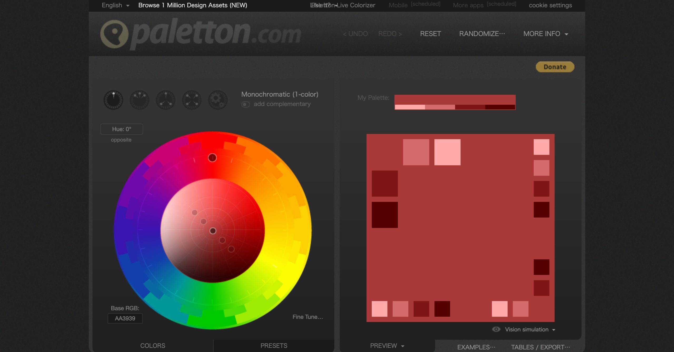Palettonのスクリーンショット
